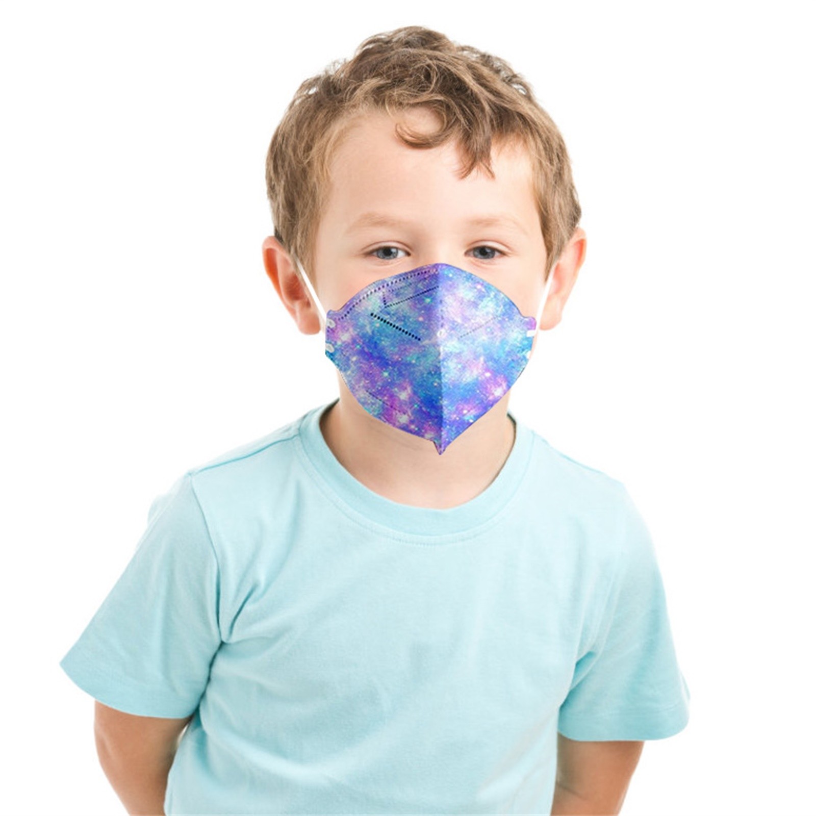 Galax Print Face Mask Kids Dis - Kids Face Mask 评论和价格