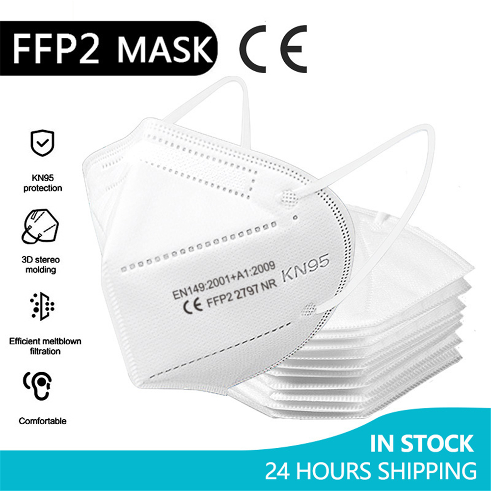 10-100Pieces ffp2mask CE Masca - Disposable Surgical Mask 评论和价格